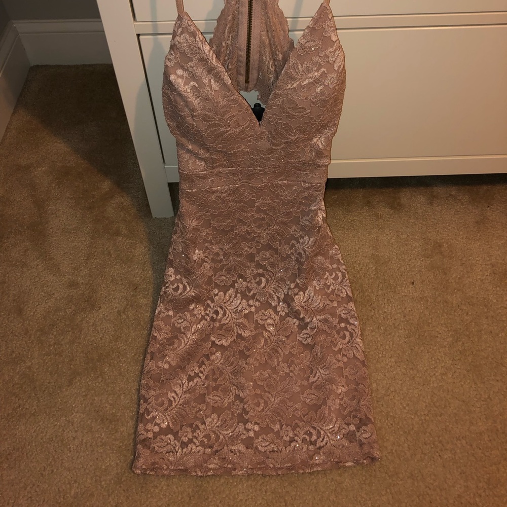 Bodycon sparkly lace dress ON HOLD!